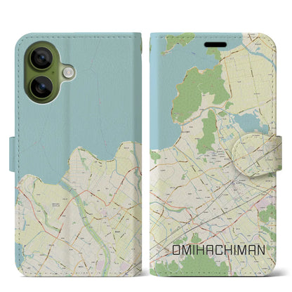 【近江八幡（滋賀県）】地図柄iPhoneケース（手帳タイプ）