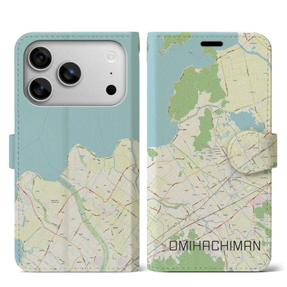 【近江八幡（滋賀県）】地図柄iPhoneケース（手帳タイプ）