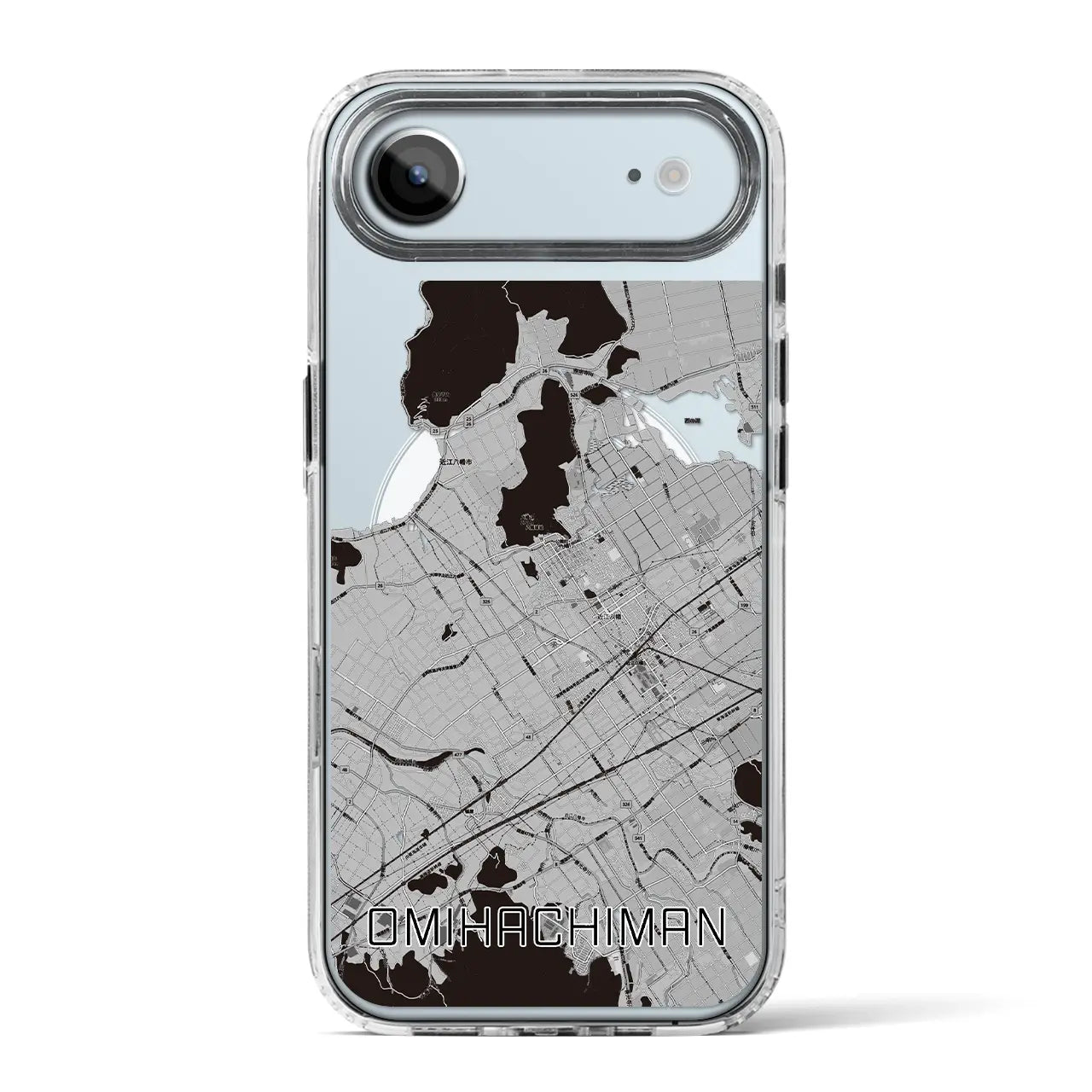 【近江八幡（滋賀県）】地図柄iPhoneケース（MagSafeタイプ）