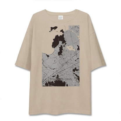 【近江八幡（滋賀県）】地図柄ビッグシルエットTシャツ