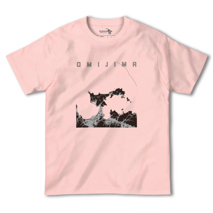 【青海島（山口県）】地図柄ヘビーウェイトTシャツ