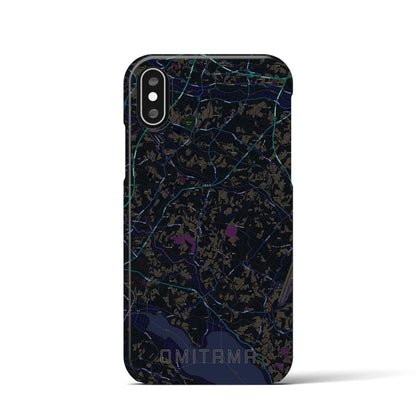 【小美玉（茨城県）】地図柄iPhoneケース（バックカバータイプ）