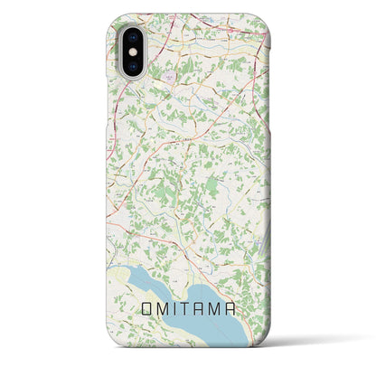 【小美玉（茨城県）】地図柄iPhoneケース（バックカバータイプ）