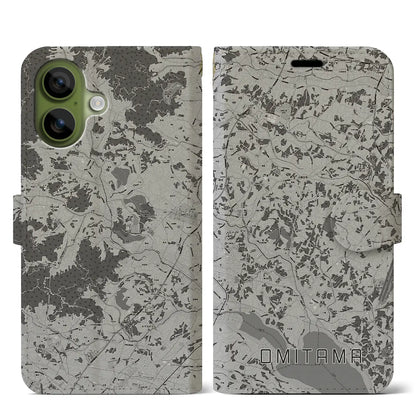 【小美玉（茨城県）】地図柄iPhoneケース（手帳タイプ）