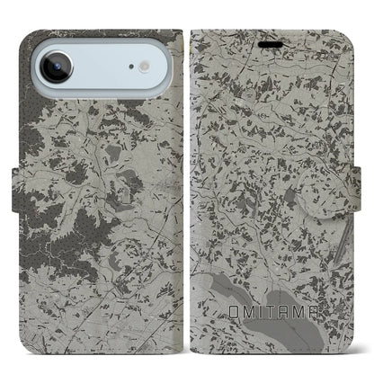 【小美玉（茨城県）】地図柄iPhoneケース（手帳タイプ）