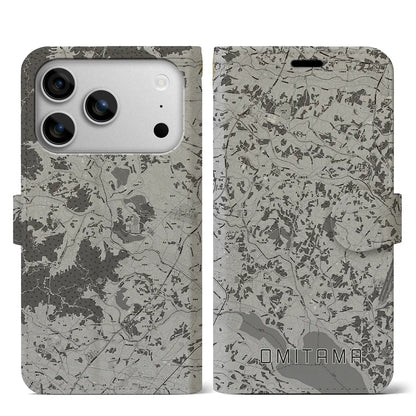 【小美玉（茨城県）】地図柄iPhoneケース（手帳タイプ）