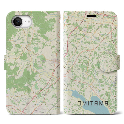 【小美玉（茨城県）】地図柄iPhoneケース（手帳タイプ）