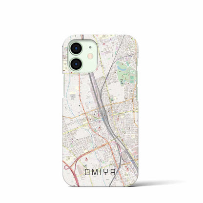 【大宮（埼玉県）】地図柄iPhoneケース（バックカバータイプ）