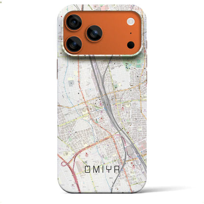 【大宮（埼玉県）】地図柄iPhoneケース（バックカバータイプ）