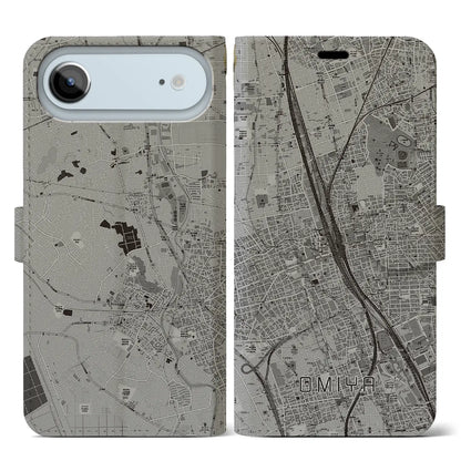 【大宮（埼玉県）】地図柄iPhoneケース（手帳タイプ）