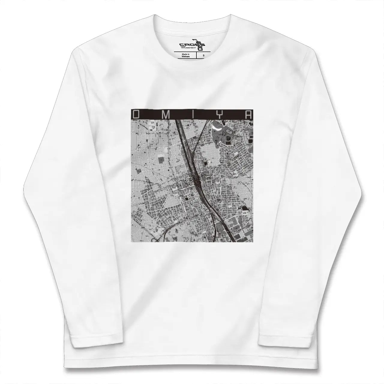 【大宮（埼玉県）】地図柄ロングスリーブTシャツ