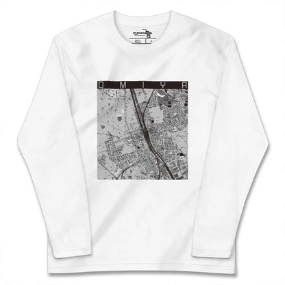 【大宮（埼玉県）】地図柄ロングスリーブTシャツ