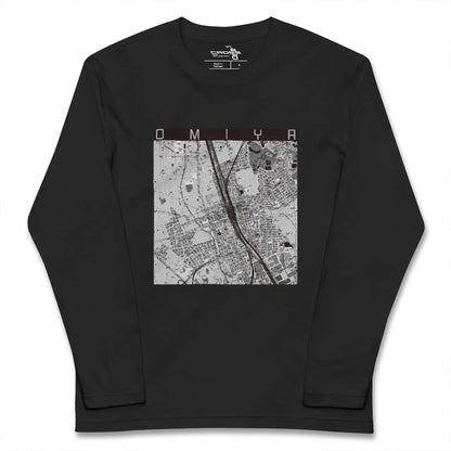 【大宮（埼玉県）】地図柄ロングスリーブTシャツ