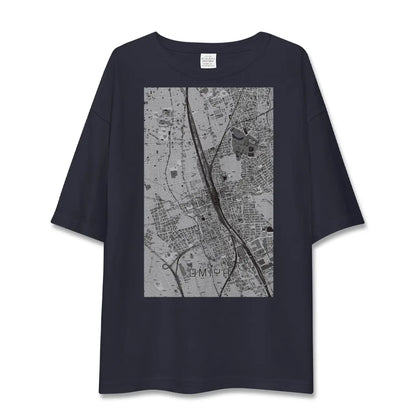 【大宮（埼玉県）】地図柄ビッグシルエットTシャツ