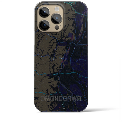 【雄物川（秋田県）】地図柄iPhoneケース（バックカバータイプ）