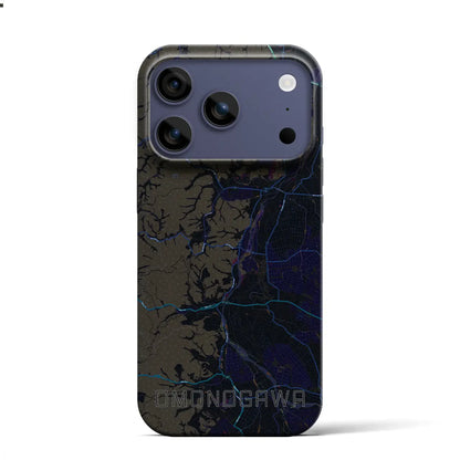 【雄物川（秋田県）】地図柄iPhoneケース（バックカバータイプ）