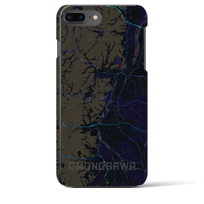 【雄物川（秋田県）】地図柄iPhoneケース（バックカバータイプ）