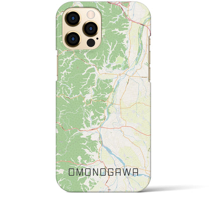 【雄物川（秋田県）】地図柄iPhoneケース（バックカバータイプ）