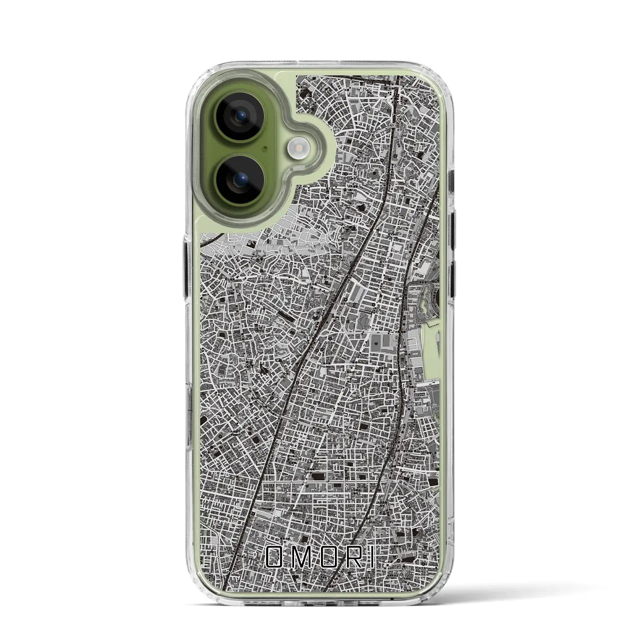 【大森（東京都）】地図柄iPhoneケース（MagSafeタイプ）