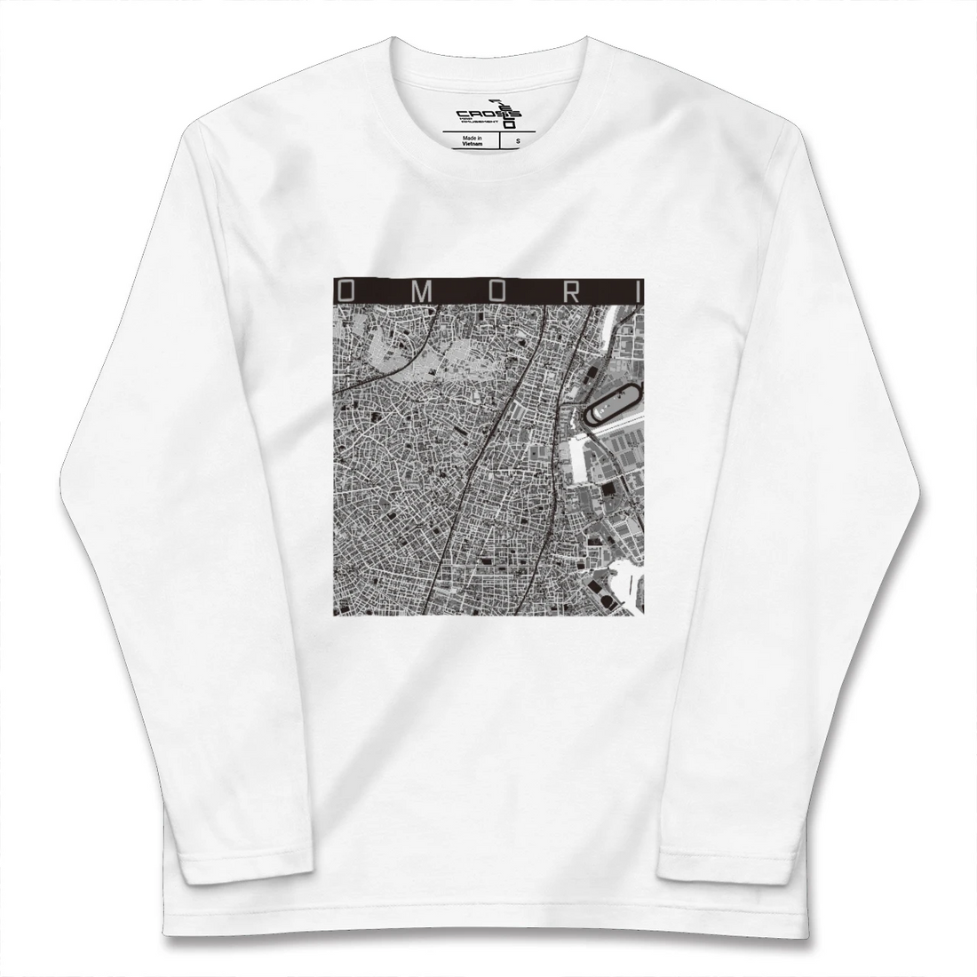 【大森(東京都)】地図柄ロングスリーブTシャツ