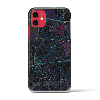 【表参道（東京都）】地図柄iPhoneケース（バックカバータイプ）