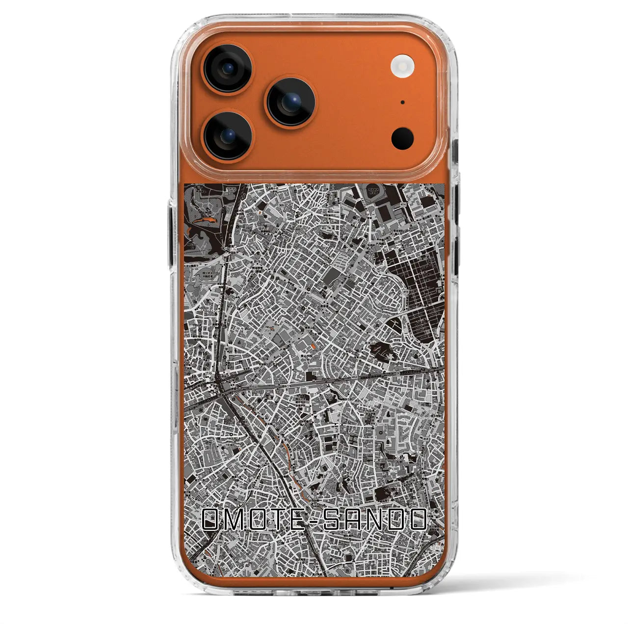 【表参道（東京都）】地図柄iPhoneケース（MagSafeタイプ）