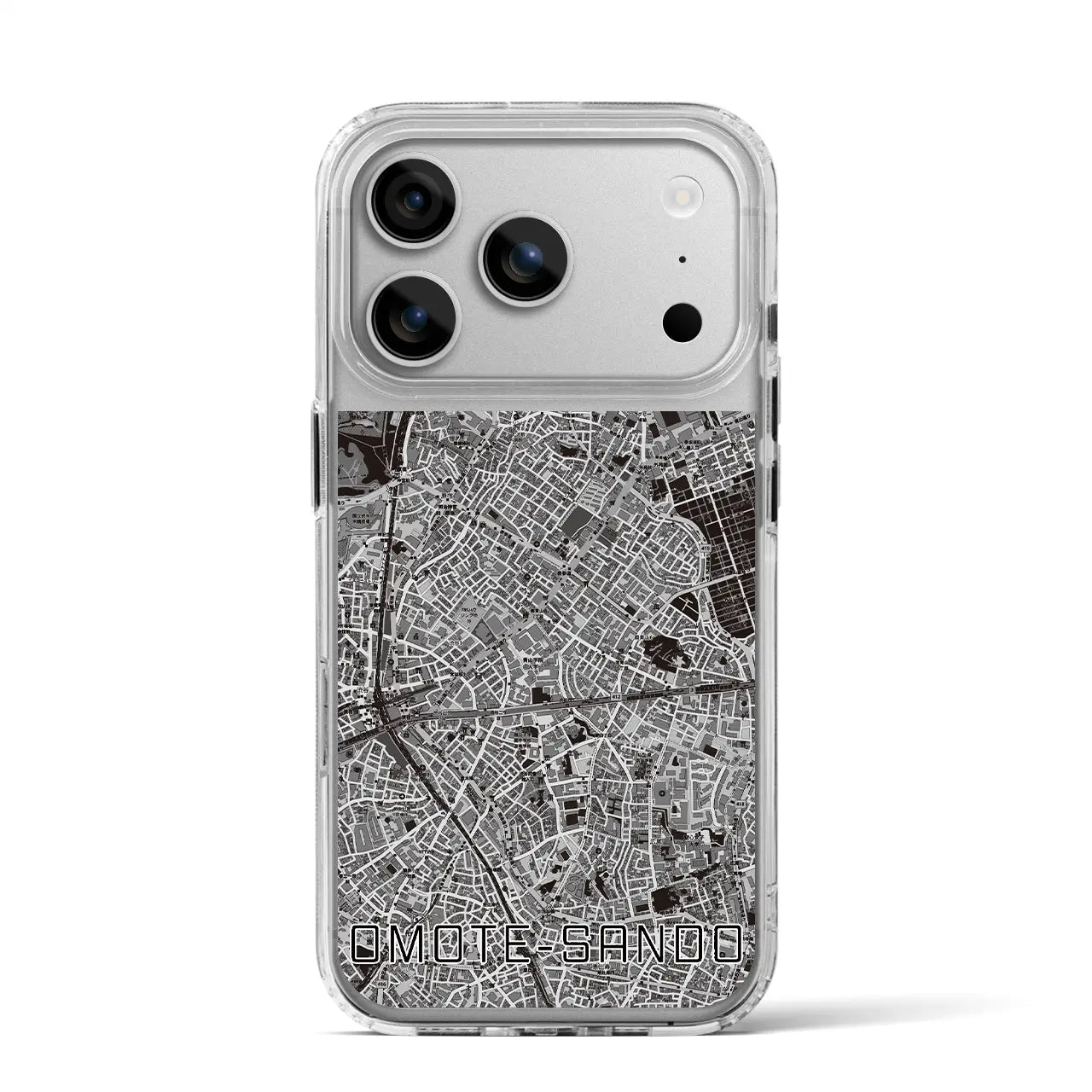 【表参道（東京都）】地図柄iPhoneケース（MagSafeタイプ）