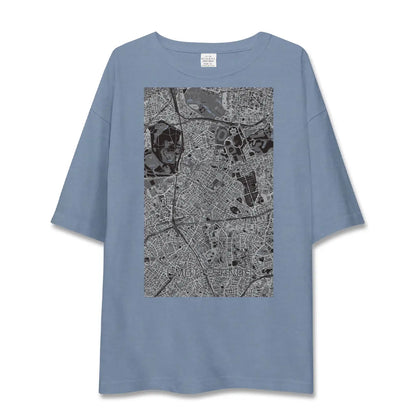 【表参道（東京都）】地図柄ビッグシルエットTシャツ
