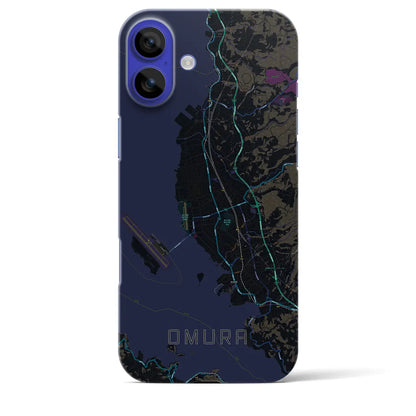 【大村（長崎県）】地図柄iPhoneケース（バックカバータイプ）