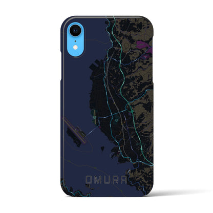 【大村（長崎県）】地図柄iPhoneケース（バックカバータイプ）