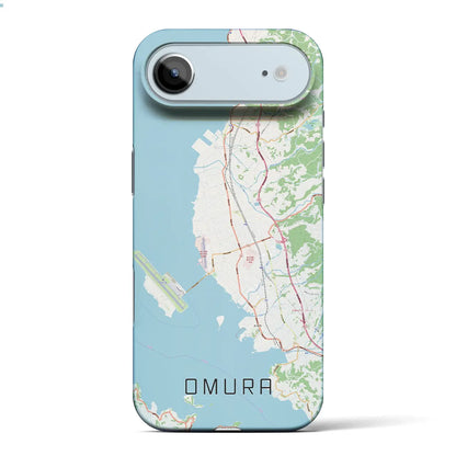 【大村（長崎県）】地図柄iPhoneケース（バックカバータイプ）