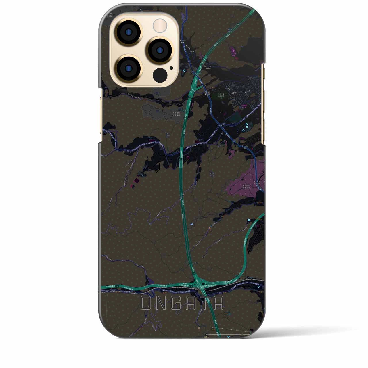 【恩方（東京都）】地図柄iPhoneケース（バックカバータイプ）