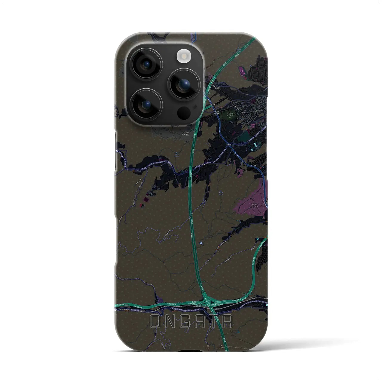 【恩方（東京都）】地図柄iPhoneケース（バックカバータイプ）