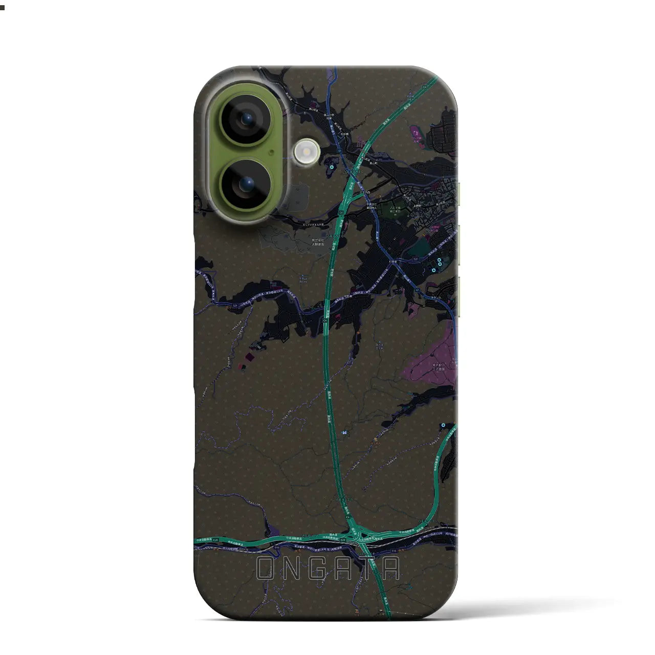 【恩方（東京都）】地図柄iPhoneケース（バックカバータイプ）