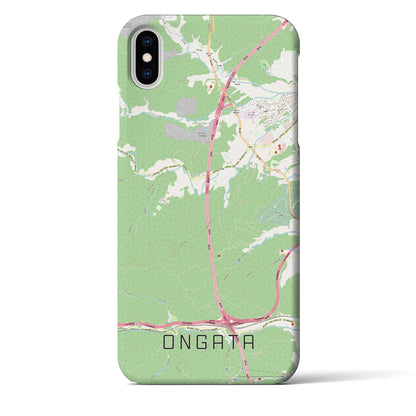 【恩方（東京都）】地図柄iPhoneケース（バックカバータイプ）