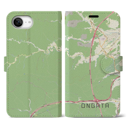 【恩方（東京都）】地図柄iPhoneケース（手帳タイプ）