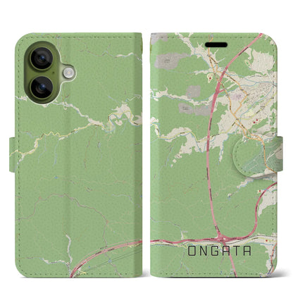 【恩方（東京都）】地図柄iPhoneケース（手帳タイプ）