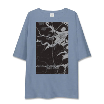 【恩方（東京都）】地図柄ビッグシルエットTシャツ