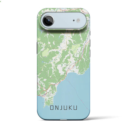 【御宿（千葉県）】地図柄iPhoneケース（バックカバータイプ）