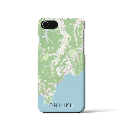【御宿（千葉県）】地図柄iPhoneケース（バックカバータイプ）
