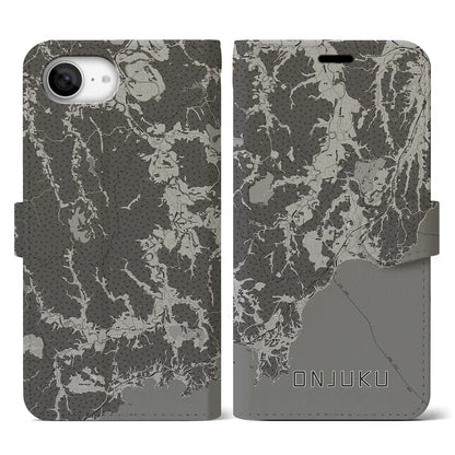 【御宿（千葉県）】地図柄iPhoneケース（手帳タイプ）