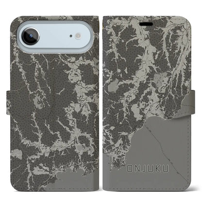 【御宿（千葉県）】地図柄iPhoneケース（手帳タイプ）