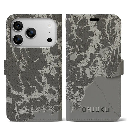 【御宿（千葉県）】地図柄iPhoneケース（手帳タイプ）