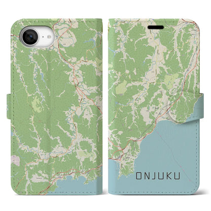 【御宿（千葉県）】地図柄iPhoneケース（手帳タイプ）