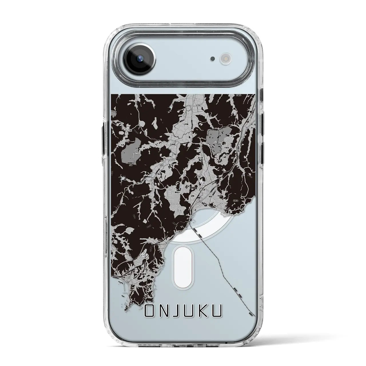 【御宿（千葉県）】地図柄iPhoneケース（MagSafeタイプ）