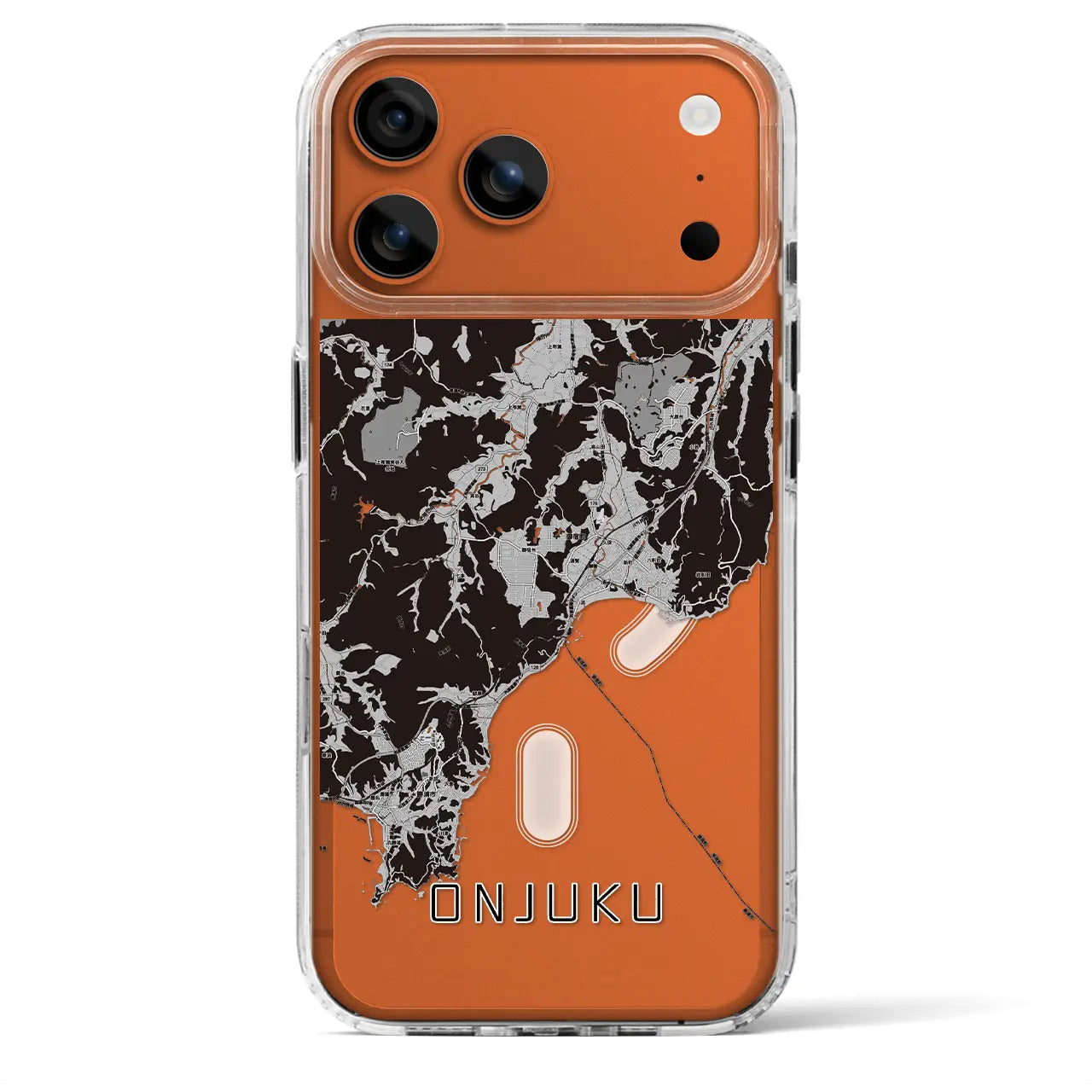 【御宿（千葉県）】地図柄iPhoneケース（MagSafeタイプ）