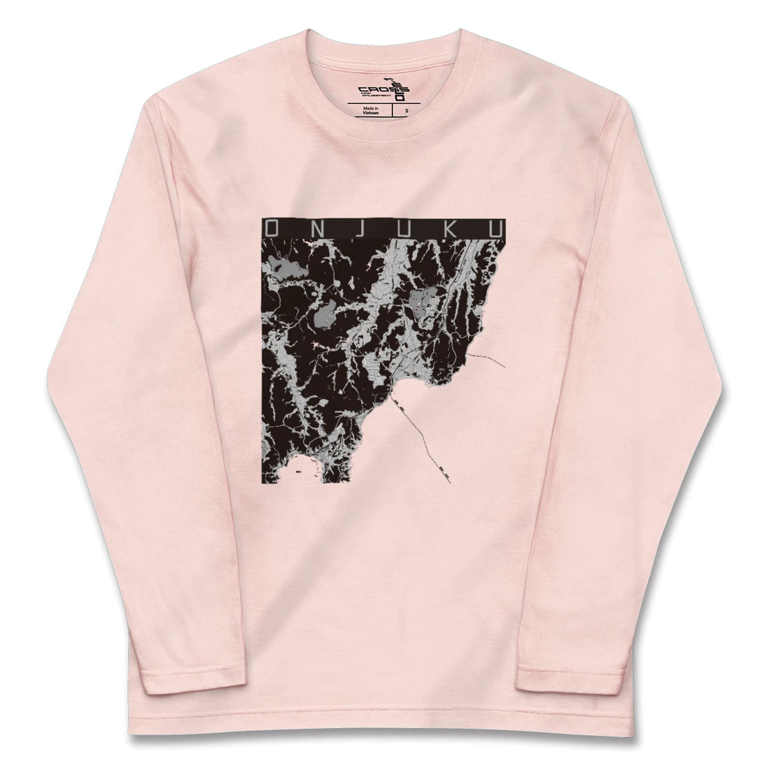 【御宿（千葉県）】地図柄ロングスリーブTシャツ