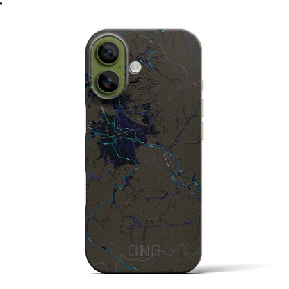 【大野（福井県）】地図柄iPhoneケース（バックカバータイプ）