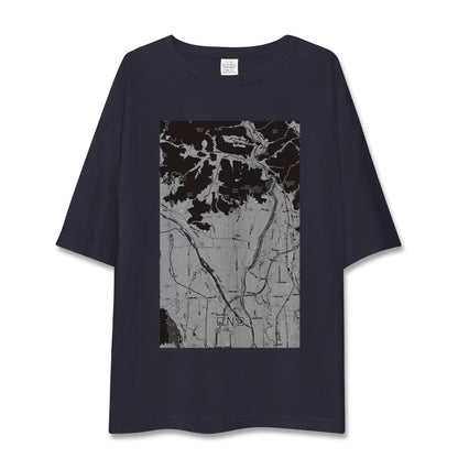 【大野（岐阜県）】地図柄ビッグシルエットTシャツ