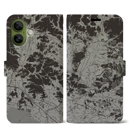 【小野（兵庫県）】地図柄iPhoneケース（手帳タイプ）